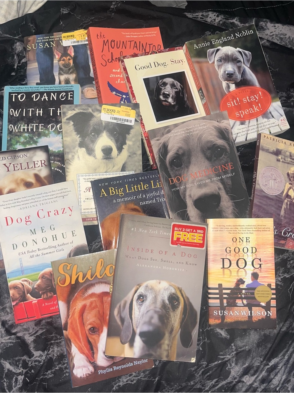 14 Assorted Dog lover Books Collection old yeller shiloh